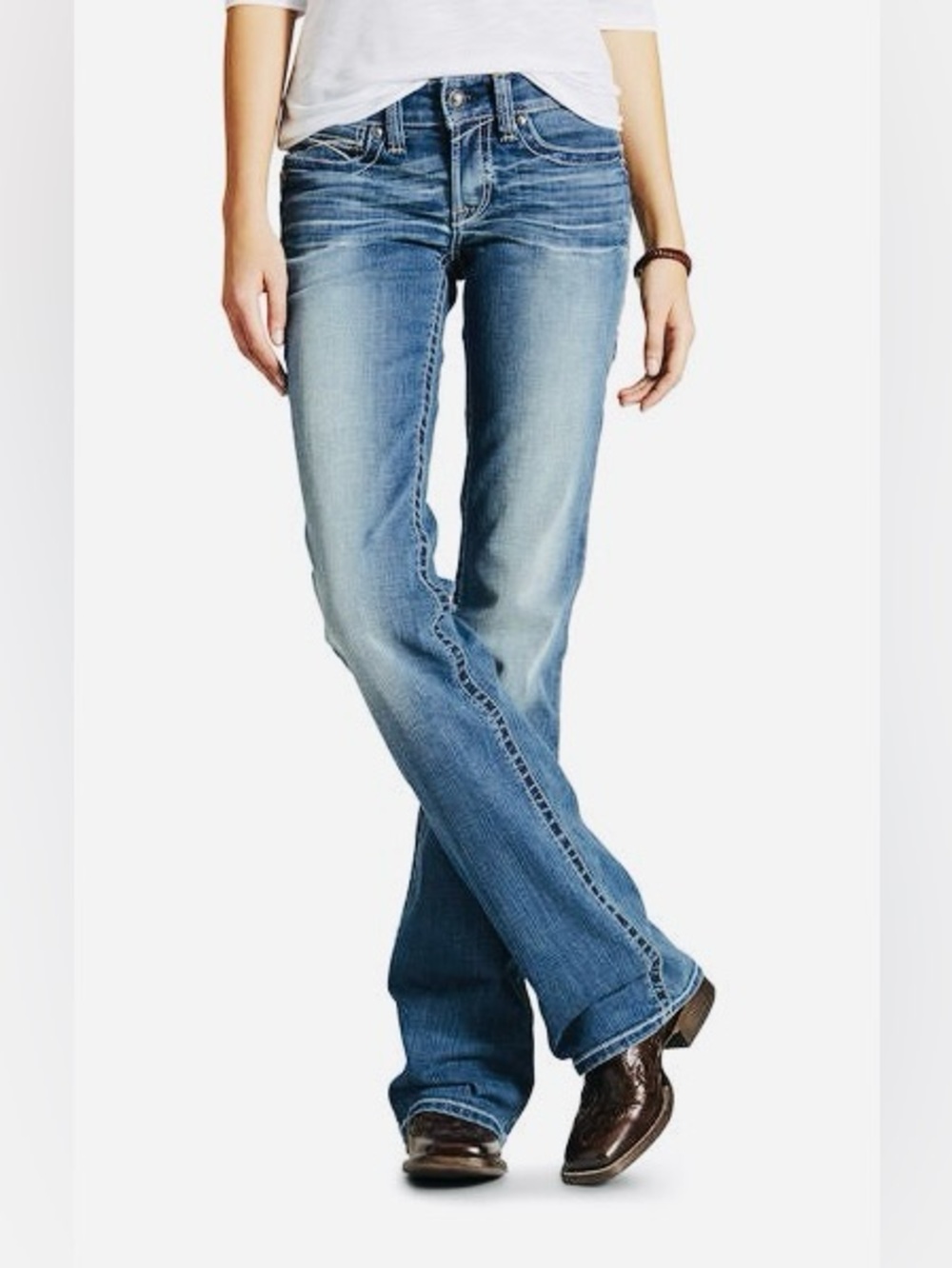 Ariat R.E.A.L. Mid-Rise Boot Cut Jeans NWT
